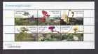 1973 zomerzegels, tuinen, bloemen- Flowers blok./ms 2001 gestempeld