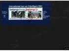 1968 Internationaal jaar vrijwilligers blok/ms 2001
