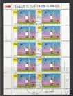 1763 Strippostzegel, FC Knudde - voetbal - soccer vel/sheetlet 1998 gestempeld V1763