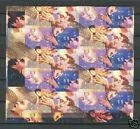 1702-1705 Decemberzegels vel/sheetlet 1996 gestempeld