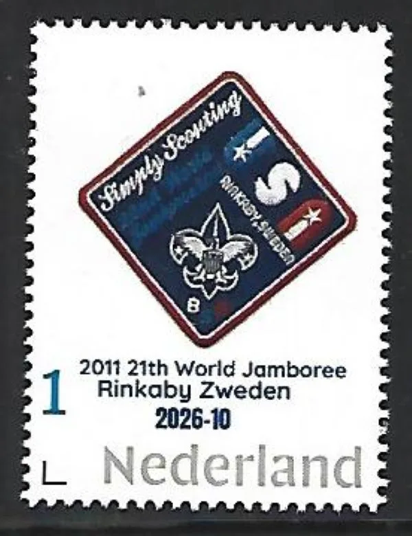 Niederlande 2026-10 Scouting: 22. Weltjamboree Rinkaby Schweden postfrisch/mnh