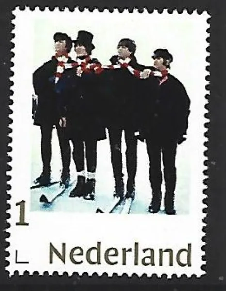 Pays-Bas 2025-B1a The Beatles  Gold 1  timbre  neuf sans charnière/mnh