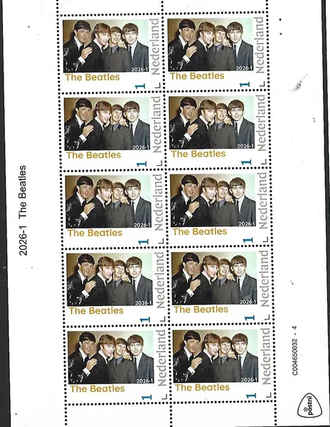 Niederlande 2026-1 The Beatles: Frühe Jahre Bogen postfris/mnh