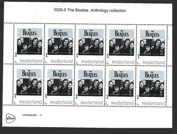 Nederland 2026-5 The Beatles: Anthology   sheetlet  postfris/mnh