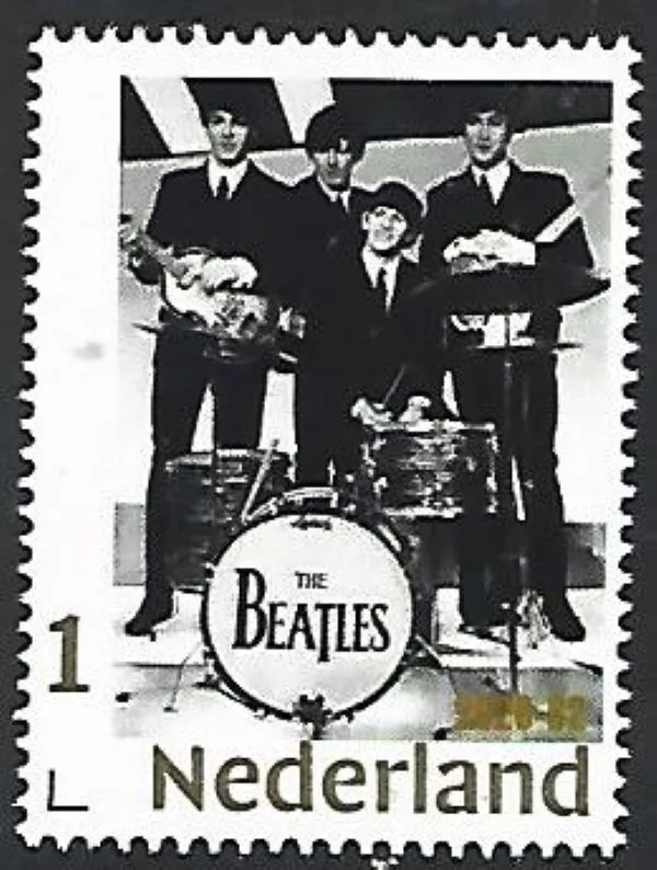 Niederlande 2026-B2  The Beatles   Gold 1 Marke      postfris/mnh