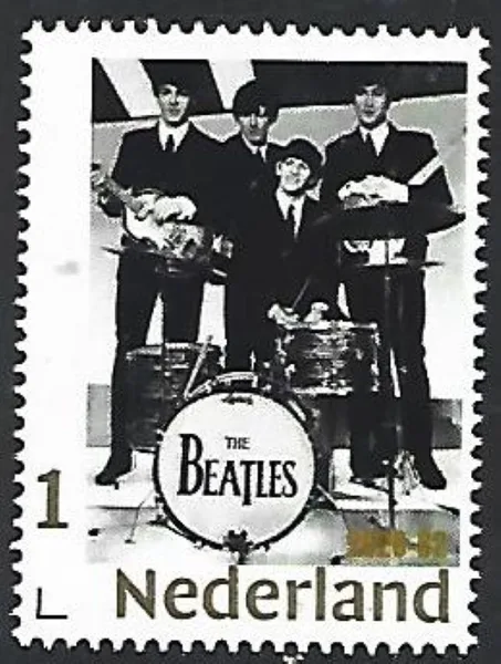 Niederlande 2026-B2  The Beatles   Gold 1 Marke      postfris/mnh