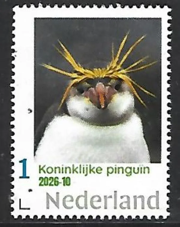 Nederland 2026-10  Pinguin Penguin: Koninklijke pinguïn Royal penguin  postfris