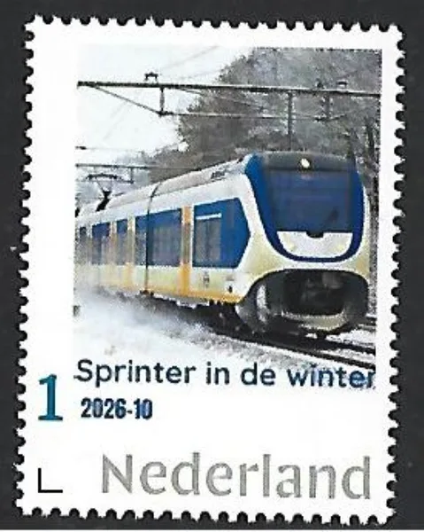 Pays-Bas 2026-10 Trains: le Sprinter en hiver neuf sans charnière