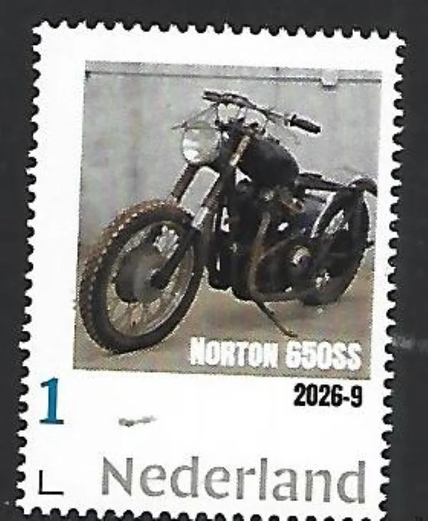 Netherlands  2026-9  Motorcycle Norton 650SS 1962    mint/MNH