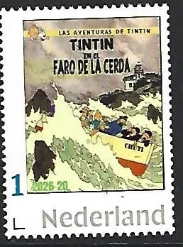 Nederland 2026-20 Vuurtoren:  Faro de la Cerda Tintin     postfris/mnh