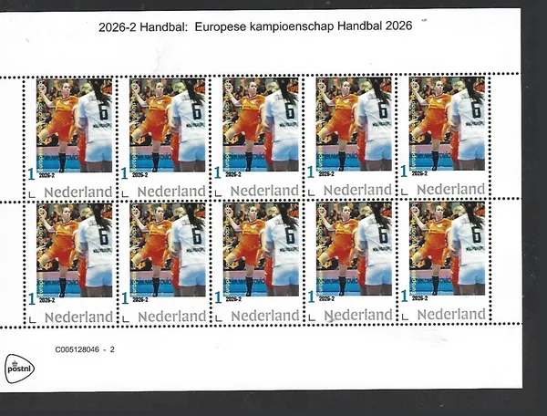 Netherlands 2026-2 Handball sheet MNH
