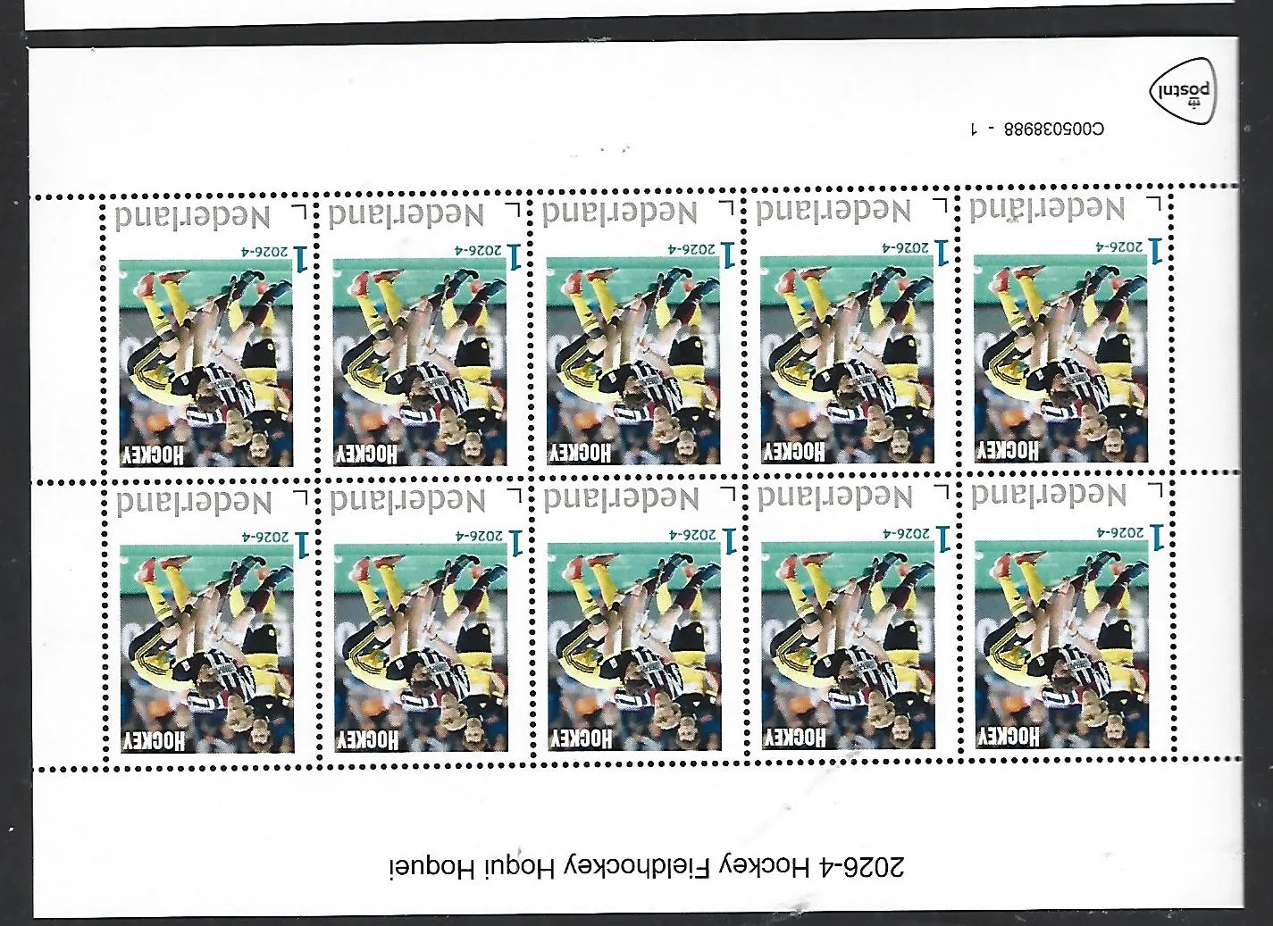 Nederland 2026-4 Hockey Fieldhockey Hoqui Hoquei sheet postfris/mnh
