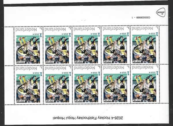 Netherlands 2026-4 Hockey Field Hockey Hoqui Hoquei sheet MNH