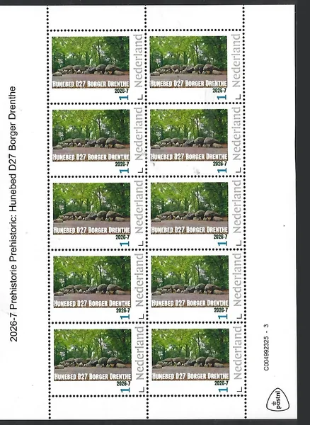 Netherlands 2026-1 Beethoven: Ludwig van Beethoven music sheetlet MNH