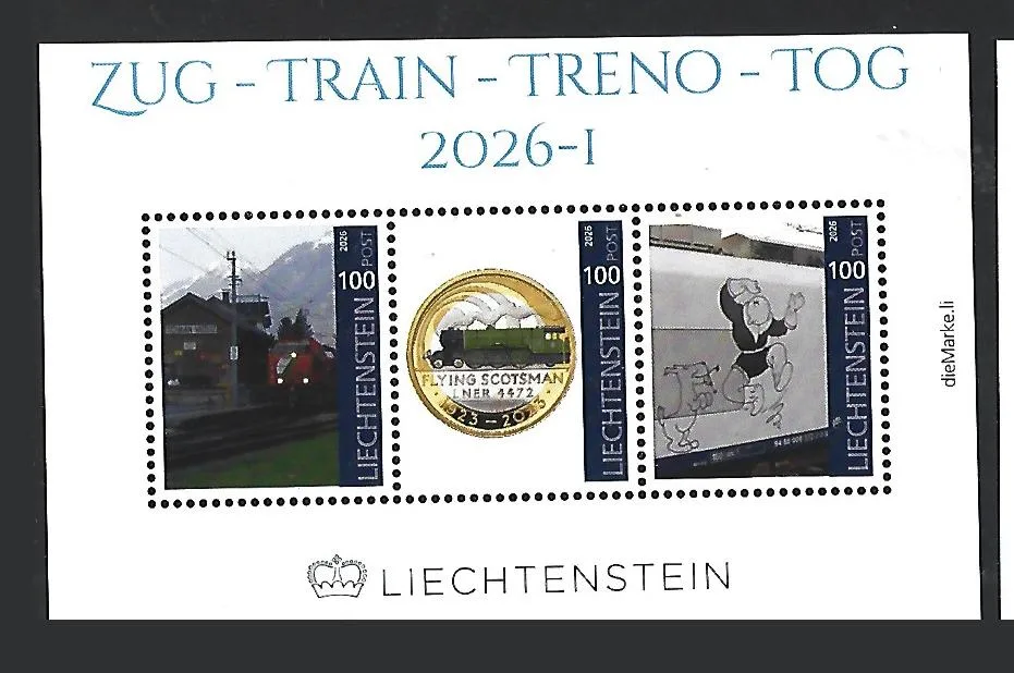 Liechtenstein 2026-2 Antarctica penguins map m/s unmounted MNH