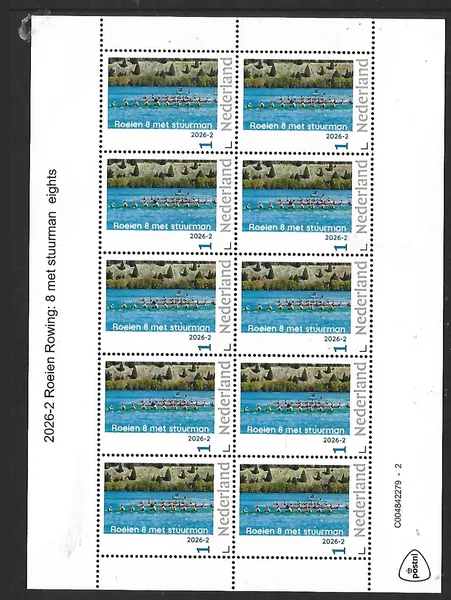 Netherlands 2026-2 Rowing Sheetlet MNH