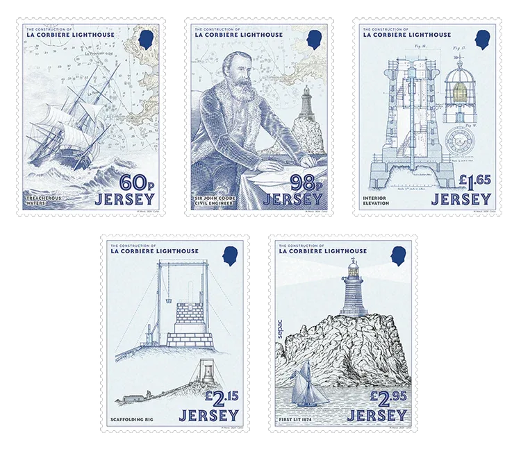 Jersey 2024 ensemble phare de La Corbiére neuf/mnh