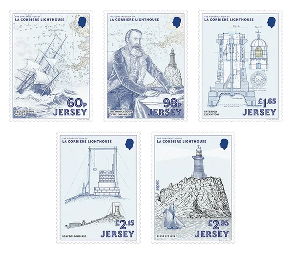 Jersey 2024 La Corbiére lighthouse set MNH