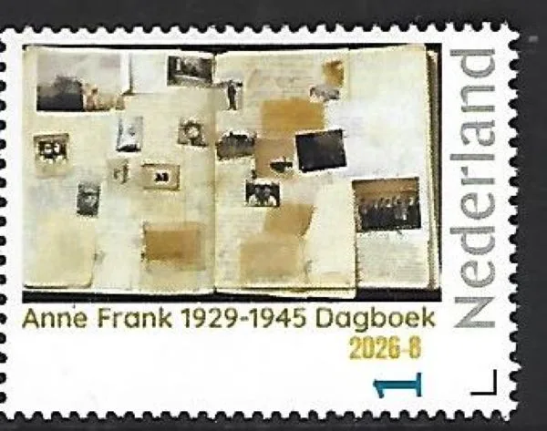 Netherlands 2026-8 Anne Frank: 1929-1945 Diary MNH