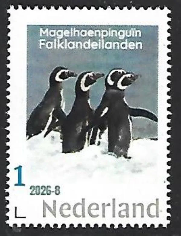 Netherlands 2026-8 Penguins: Magellanic penguins MNH