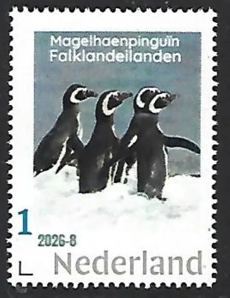 Nederland 2026-8 Pinguïns Penguins: Megallanic penguins postfris/mnh