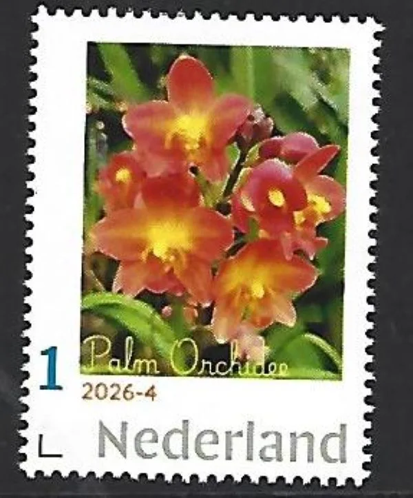 Netherlands 2026-4 Orchid: Palm orchid Masdevalia MNH