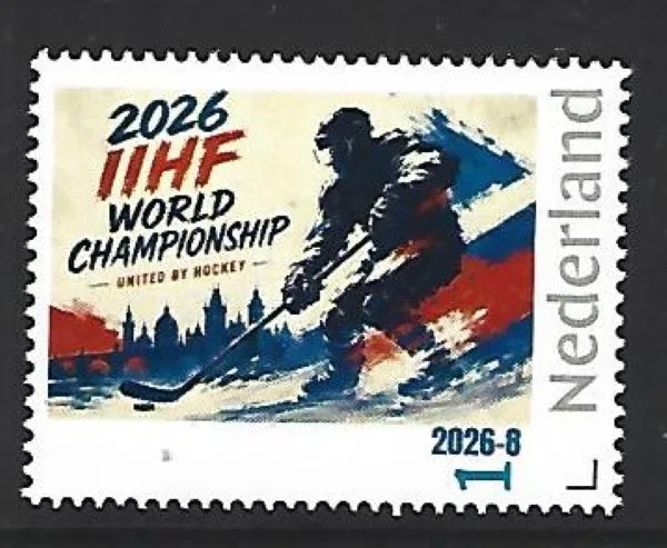 Nederland 2026-8 IJshokcey Ice Hockey: IHF Worldchampionships 2026 postfris/mnh
