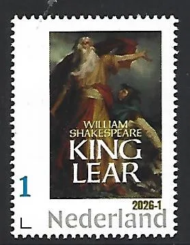 Netherlands 2026-1 William Shakespeare King Lear MNH