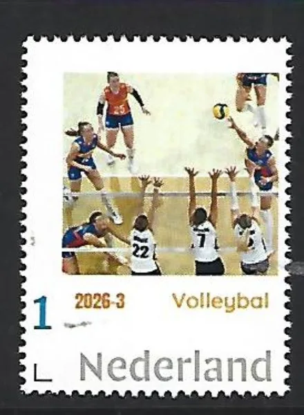 Netherlands 2026-3 Volleyball: Wolverines USA MNH