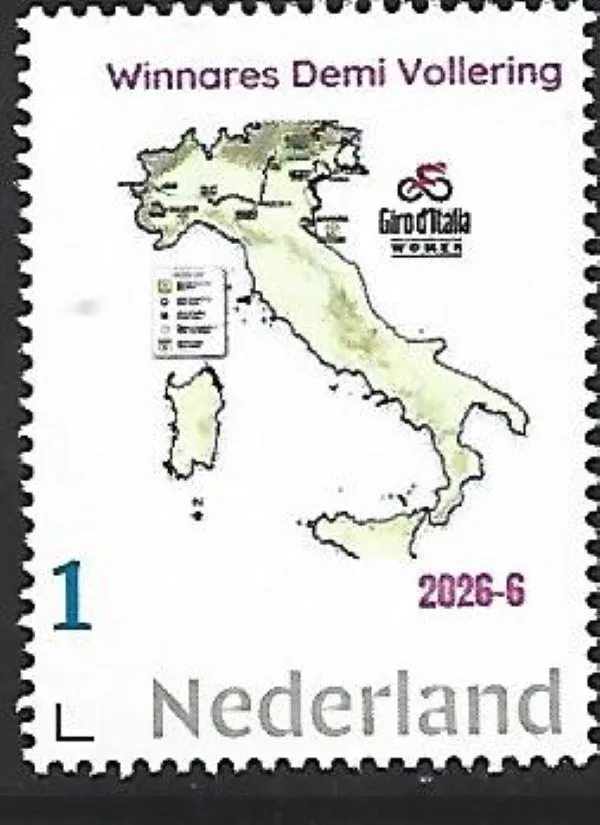 Nederland 2026-6 Wielrennen Cycling: Giro D'Italia donne Demi Vollering postfris/mnh