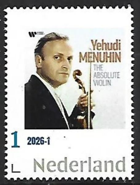 Netherlands 2026-1 Yehudi Menuhin The absolute Violin music MNH