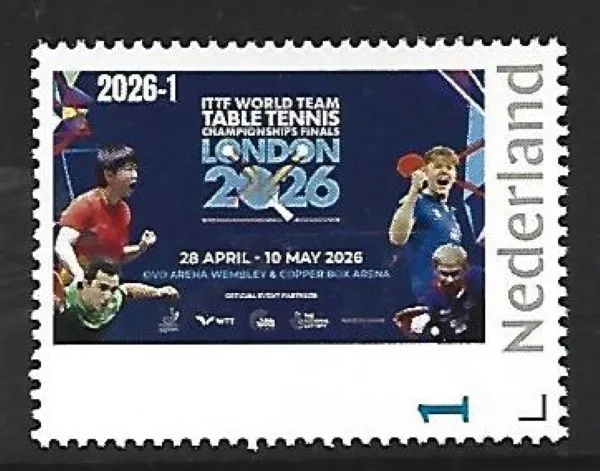 Nederland 2026-1 Tafeltennis Table tennis: World team Championships postfris/mnh