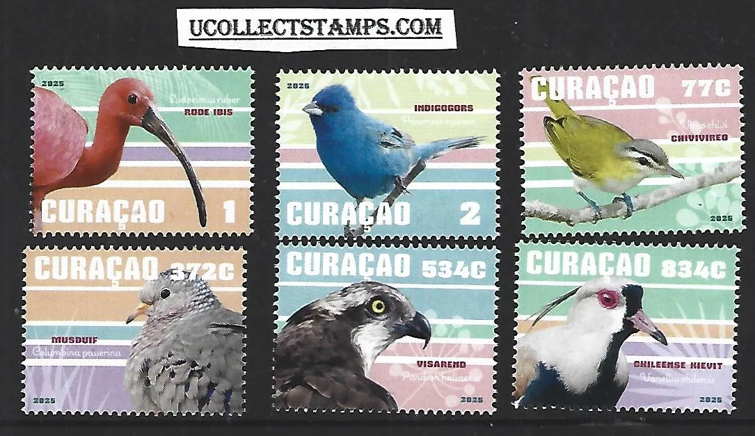 Curacao 2025 Birds MNH