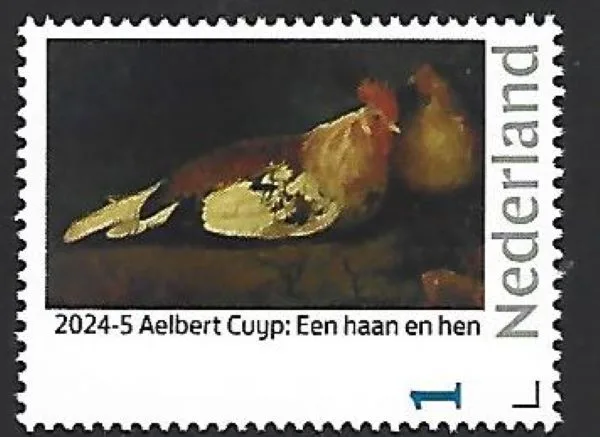 Niederlande 2024-5 Maler: Aelbert Cuyp: Hahn und Henne postfrisch/ungebraucht24