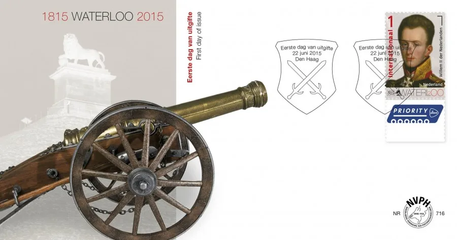 Nederland FDC 716 Slag bij Waterloo