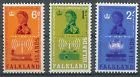 138-140 Falkland 50 yrs Radio Service 1962 MNH