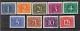 1-9 Cijferserie 1950 postfris
