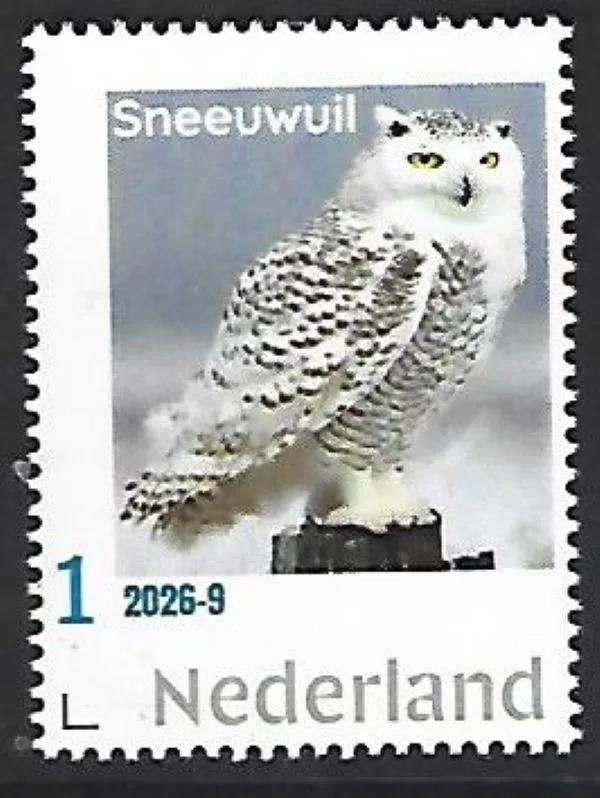 Netherlands 2026-9 Owl: Snowy Owl MNH