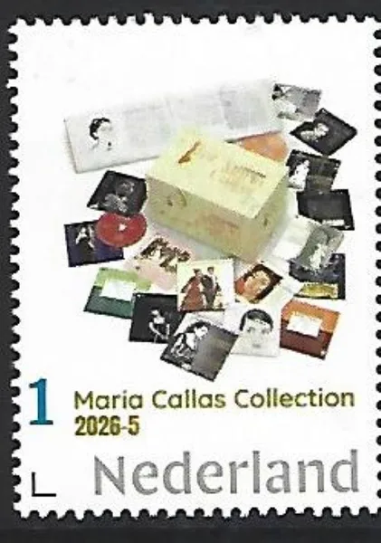 Netherlands 2026-5 Maria Callas: CD collection MNH