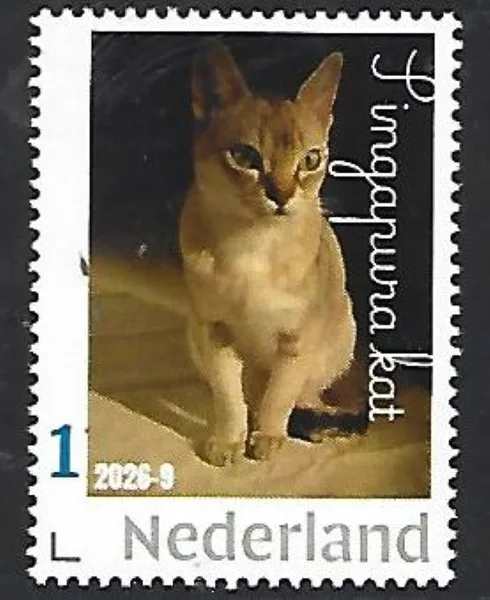 Nederland 2026-9 Kat Cat: Singapur Cat postfris/mnh