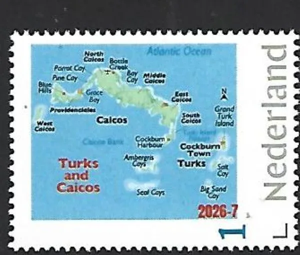 Netherlands 2026-7 Island: Turks & Caicos Islands MNH