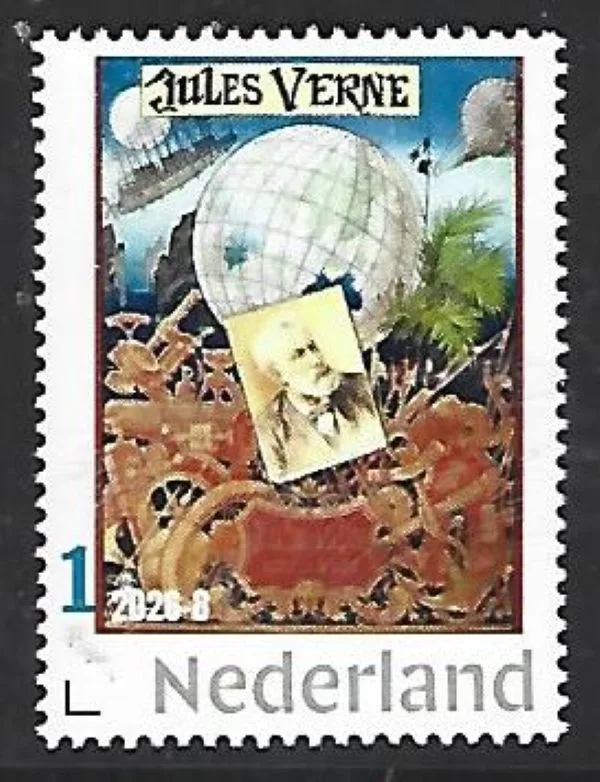Netherlands 2026-8 Jules Verne: Extraordinary Voyages MNH