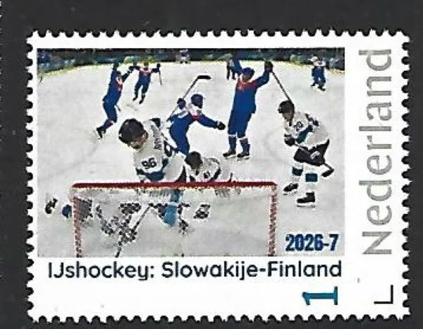 Nederland 2026-7 IJshockey Ice hockey: Slowakije - Findland postfris/mnh