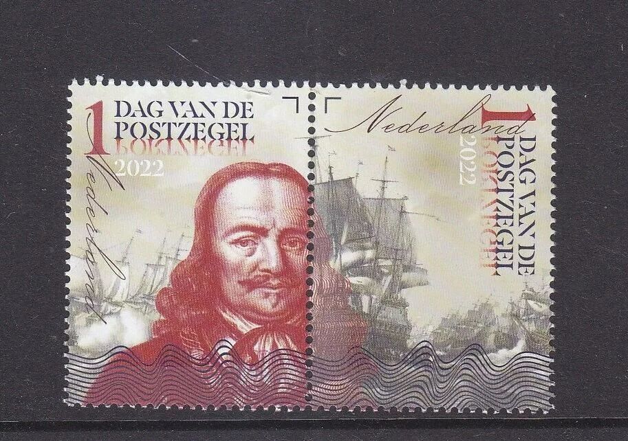 Nederlannd 2022 Dag vd Postzegel M De Ruyter 4060-61 postfris/mnh