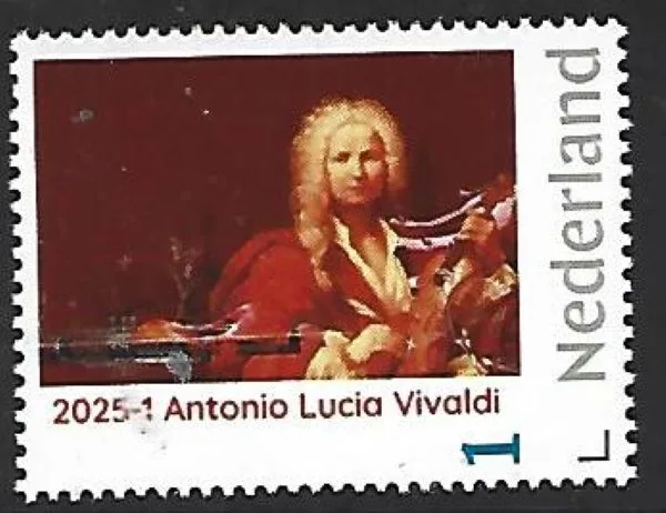Netherlands 2025-1 Antonio Lucio Vivaldi 1678-1748 MNH