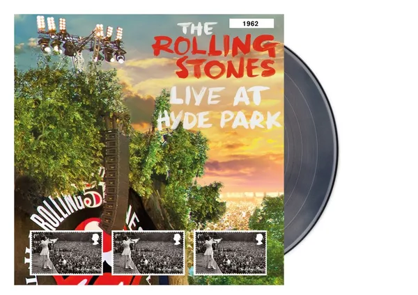 Great Britain 2022 Rollng Stones ive at Hyde park Fansheet postfris/mnh