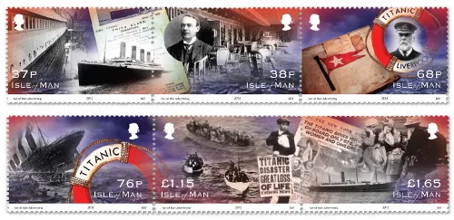 ÎLE DE MAN 2012 Titanic série/set neuf/mnh