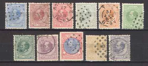 19-29 Koning Willem III 1982-1888 gestempeld