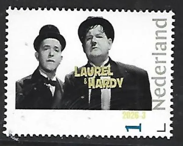 Netherlands 2026-3 Laurel and Hardy: the duo MNH