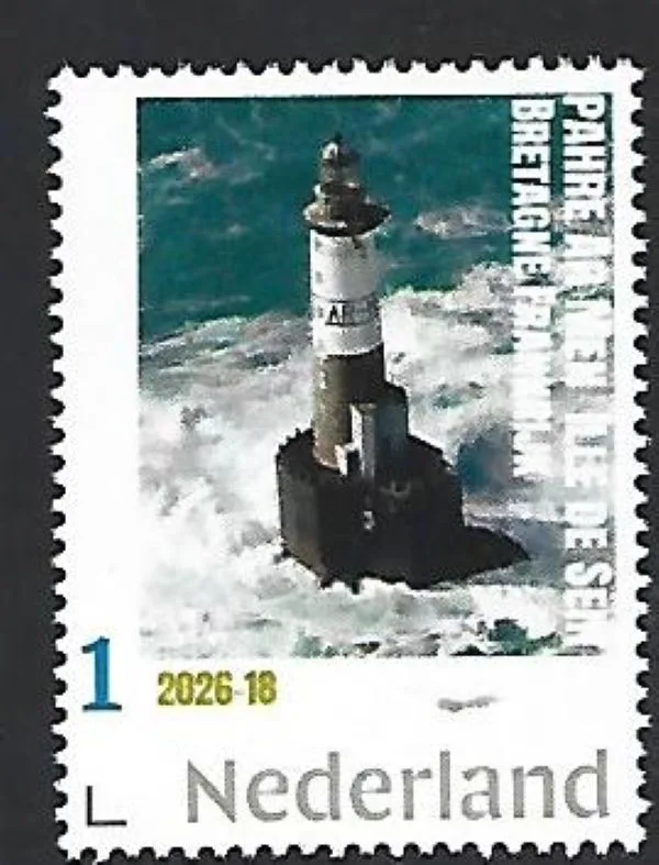 Netherlands 2026-18 Lighthouse: Phare ar Men France MNH